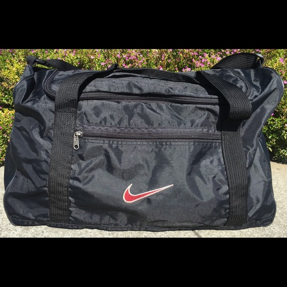 nike embroidered duffel bag
